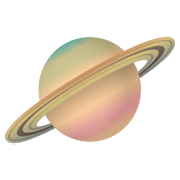 Émoji 🪐 Planète à Anneaux sur JoyPixels 6.5.