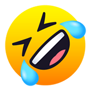 🤣 Emoji Cara Revolviéndose De La Risa en JoyPixels 6.5.