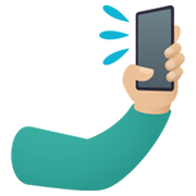 Émoji 🤳🏼 Selfie : Peau Moyennement Claire sur JoyPixels 6.5.