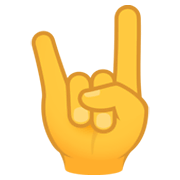 🤘 Emoji Mano Haciendo El Signo De Cuernos en JoyPixels 6.5.