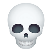Émoji 💀 Crâne sur JoyPixels 6.5.