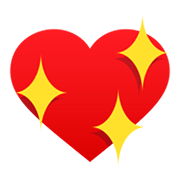 💖 Emoji Coração Brilhante na JoyPixels 6.5.