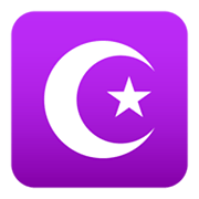 Emoji ☪️ Mezzaluna E Stella su JoyPixels 6.5.