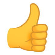 👍 Emoji Daumen hoch JoyPixels 6.5.