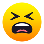 Emoji 😫 Faccina Stanca su JoyPixels 6.5.