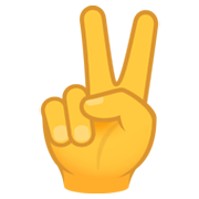 ✌️ Emoji Mano Con Señal De Victoria en JoyPixels 6.5.