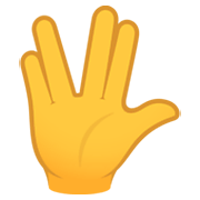 🖖 Emoji Saludo Vulcano en JoyPixels 6.5.