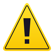 Émoji ⚠️ Symbole D’avertissement sur JoyPixels 6.5.