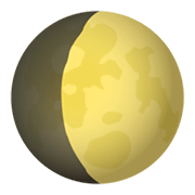 🌔 Emoji Luna Gibosa Creciente en JoyPixels 6.5.