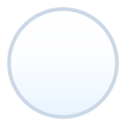 Émoji ⚪ Disque Blanc sur JoyPixels 6.5.