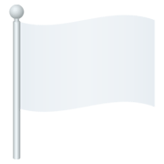 🏳️ Emoji Bandeira Branca na JoyPixels 6.5.