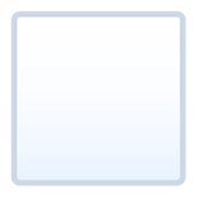 Emoji ⬜ Quadrato Bianco Grande su JoyPixels 6.5.