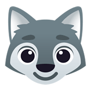 🐺 Emoji Rosto De Lobo na JoyPixels 6.5.