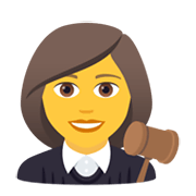 Émoji 👩‍⚖️ Juge Femme sur JoyPixels 6.5.