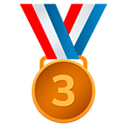 Medalha De Bronze JoyPixels 7.0.