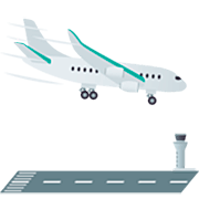 🛬 Emoji Avión Aterrizando en JoyPixels 7.0.