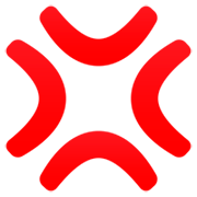 💢 Emoji Símbolo De Raiva na JoyPixels 7.0.