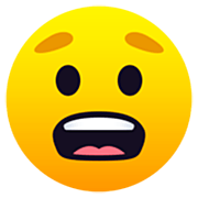 😧 Emoji Rosto Angustiado na JoyPixels 7.0.