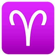 Émoji ♈ Bélier Zodiaque sur JoyPixels 7.0.