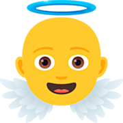 Emoji 👼 Angioletto su JoyPixels 7.0.