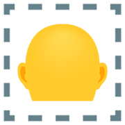 Emoji 🦲 Calvo su JoyPixels 7.0.