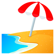 Praia E Guarda-sol JoyPixels 7.0.