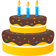 Émoji 🎂 Gâteau D’anniversaire sur JoyPixels 7.0.