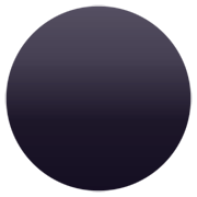 ⚫ Emoji Círculo Preto na JoyPixels 7.0.
