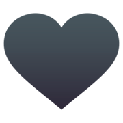 Émoji 🖤 Cœur Noir sur JoyPixels 7.0.