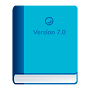 📘 Emoji Libro Azul en JoyPixels 7.0.