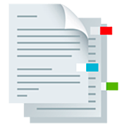 Emoji 📑 Etichette Segnalibro su JoyPixels 7.0.