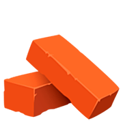 Emoji 🧱 Mattoni su JoyPixels 7.0.