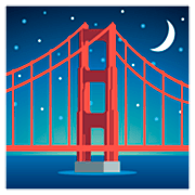 🌉 Emoji Ponte à Noite na JoyPixels 7.0.