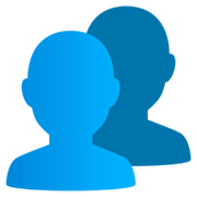👥 Emoji Silhouette mehrerer Büsten JoyPixels 7.0.