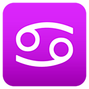 ♋ Emoji Signo De Câncer na JoyPixels 7.0.