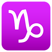 Emoji ♑ Segno Zodiacale Del Capricorno su JoyPixels 7.0.