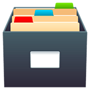 🗃️ Emoji Archivador De Tarjetas en JoyPixels 7.0.