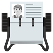 📇 Emoji Organizador De Fichas en JoyPixels 7.0.