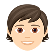 🧒🏻 Emoji Criança: Pele Clara na JoyPixels 7.0.