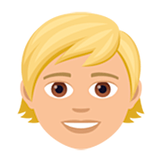 🧒🏼 Emoji Infante: Tono De Piel Claro Medio en JoyPixels 7.0.