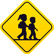 🚸 Emoji Kinder überqueren die Straße JoyPixels 7.0.
