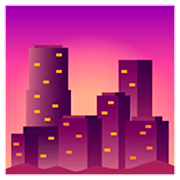Emoji 🌆 Città Al Tramonto su JoyPixels 7.0.
