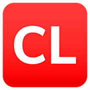Emoji 🆑 Pulsante CL su JoyPixels 7.0.