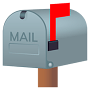 Emoji 📫 Cassetta Postale Chiusa Bandierina Alzata su JoyPixels 7.0.