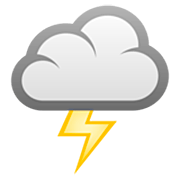 🌩️ Emoji Nuvem Com Trovão na JoyPixels 7.0.