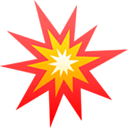 Émoji 💥 Explosion sur JoyPixels 7.0.