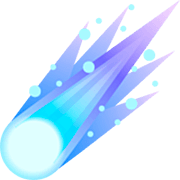Emoji ☄️ Cometa su JoyPixels 7.0.