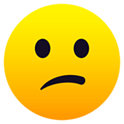 😕 Emoji verwundertes Gesicht JoyPixels 7.0.