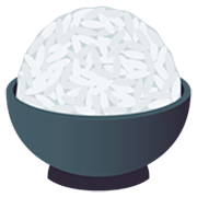🍚 Emoji Reis in Schüssel JoyPixels 7.0.