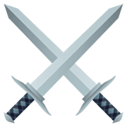 Émoji ⚔️ épées Croisées sur JoyPixels 7.0.